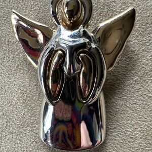 Liz Claiborne Gold and Silver Angel Brooch